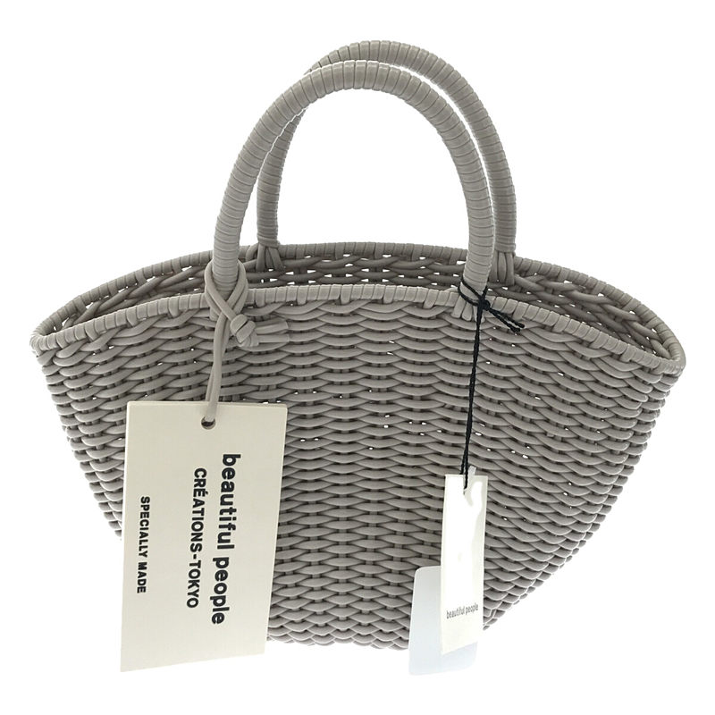 tube knitting basket チューブかごバッグ