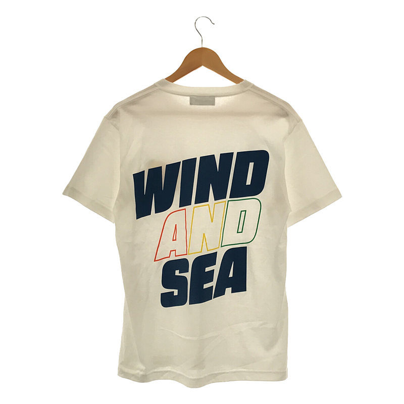 WIND AND SEA / ウィンダンシ― juicy-fresh T-SHIRT ロゴ刺繍Tシャツ white