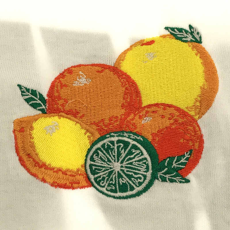 WIND AND SEA / ウィンダンシ― juicy-fresh T-SHIRT ロゴ刺繍Tシャツ white