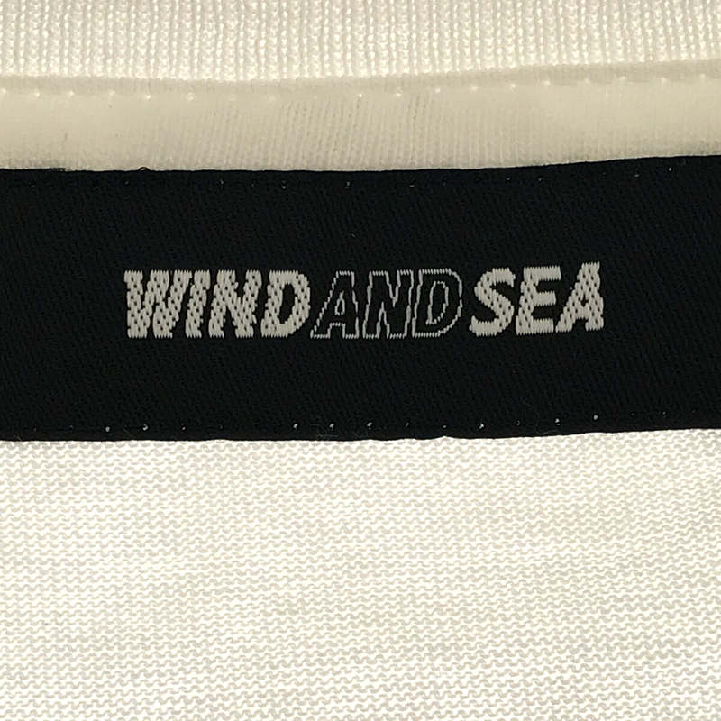 WIND AND SEA / ウィンダンシ― juicy-fresh T-SHIRT ロゴ刺繍Tシャツ white