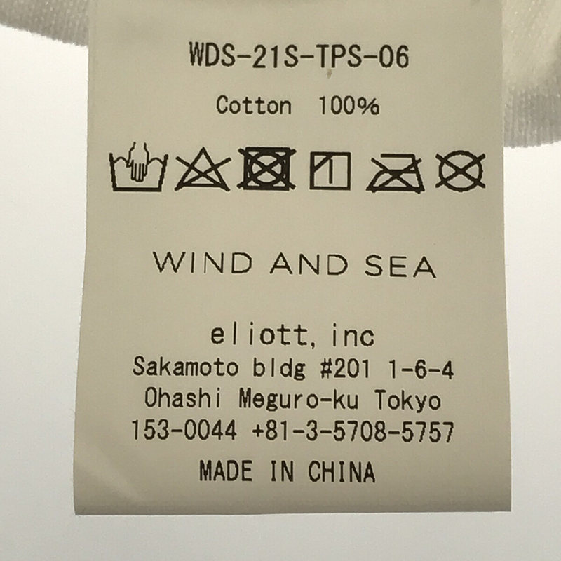 WIND AND SEA / ウィンダンシ― juicy-fresh T-SHIRT ロゴ刺繍Tシャツ white