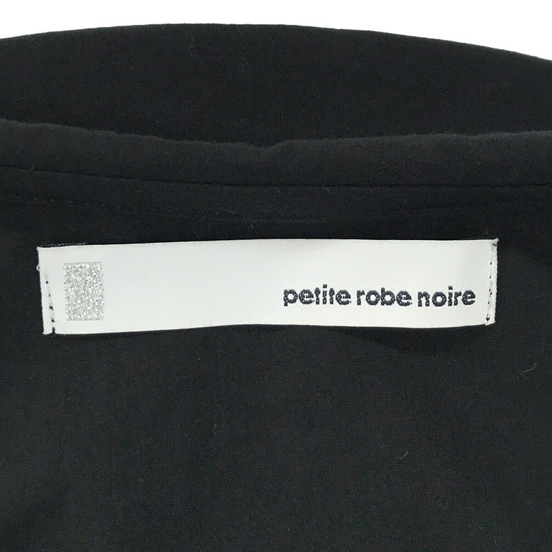 petite robe noire プティローブノアー 箔 ワンピース-