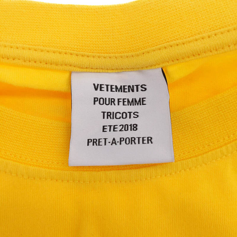 VETEMENTS / ヴェトモン DHL Double T-shirt DHLプリントダブルTシャツ