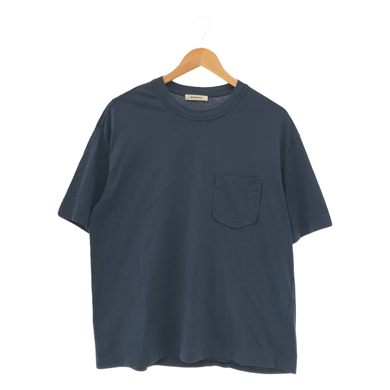 Short Sleeve Pocket T-shirt  ポケットTシャツ blue