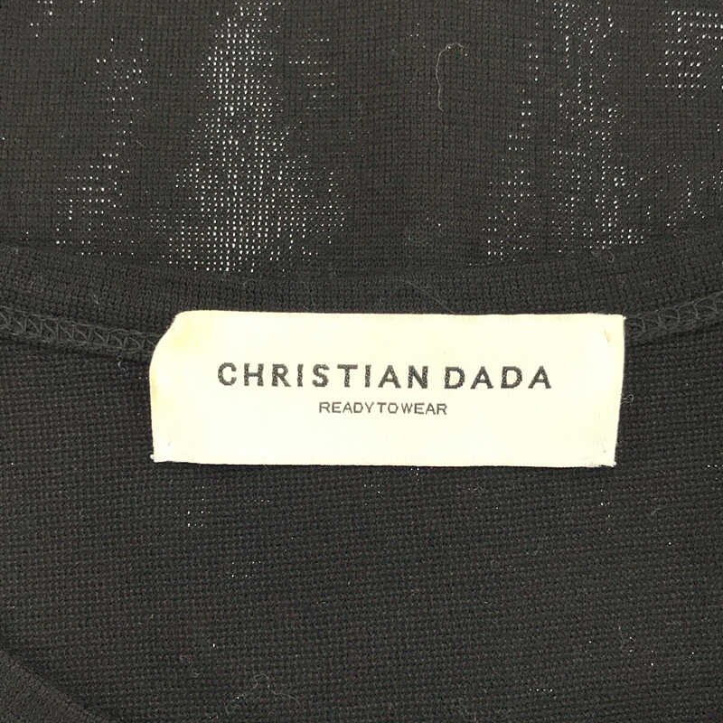 CHRISTIAN DADA / クリスチャンダダ 裾リブライン 半袖Tシャツ