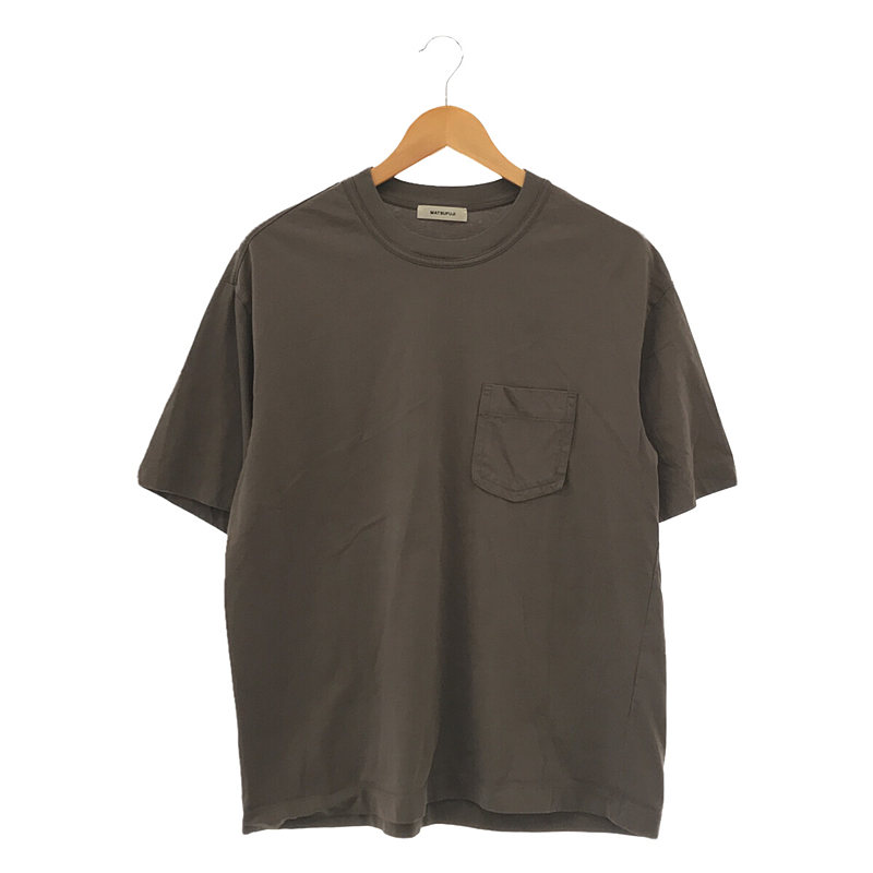 Short Sleeve Pocket T-shirt  ポケットTシャツ brown