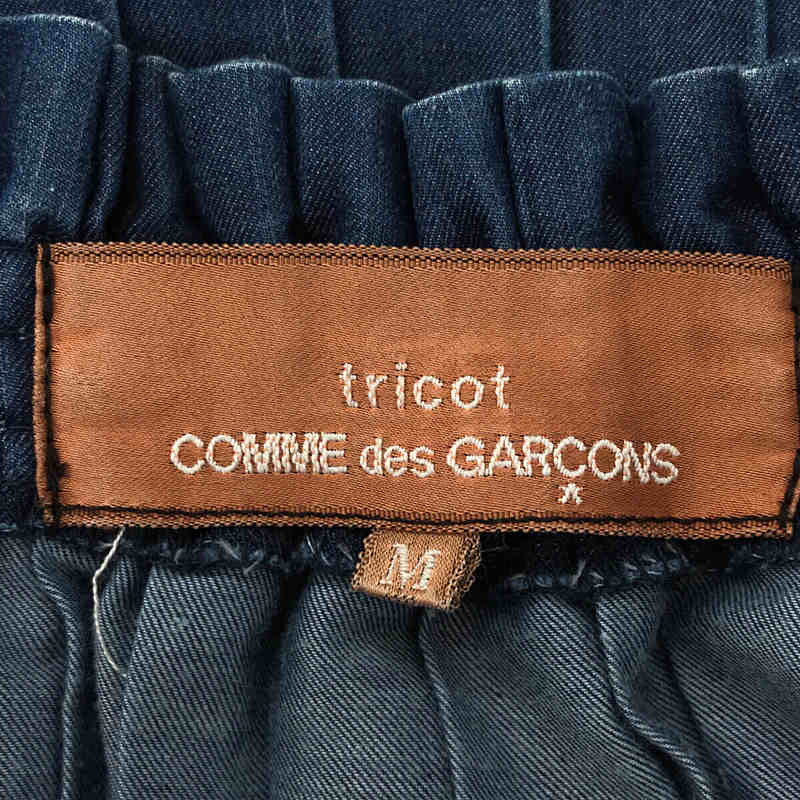 tricot COMME des GARCONS / トリココムデギャルソン デニムプリーツキャミソール