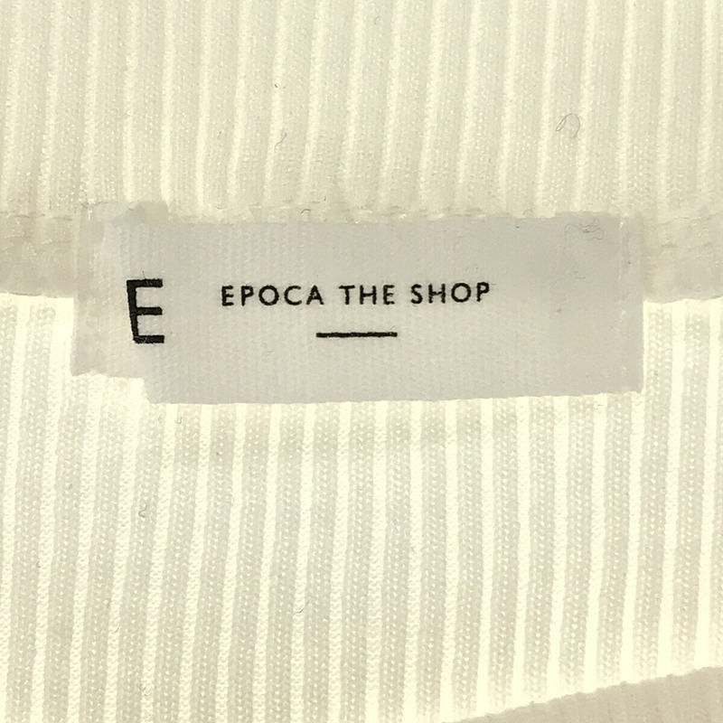 EPOCA THE SHOP / エポカ ザ ショップ スイートハートネックリブカットソー