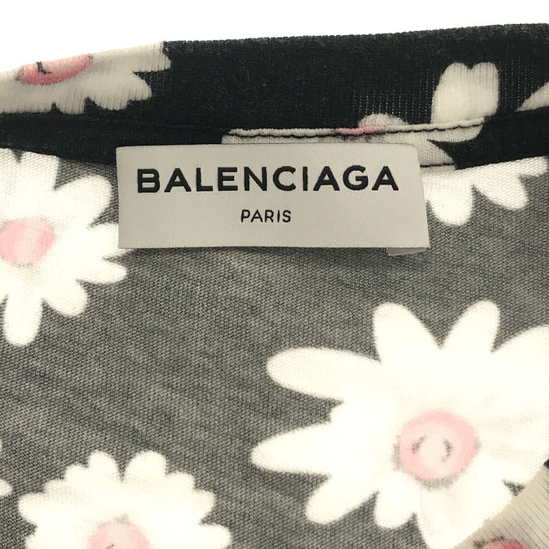 BALENCIAGA / バレンシアガ フラワープリント半袖Tシャツ