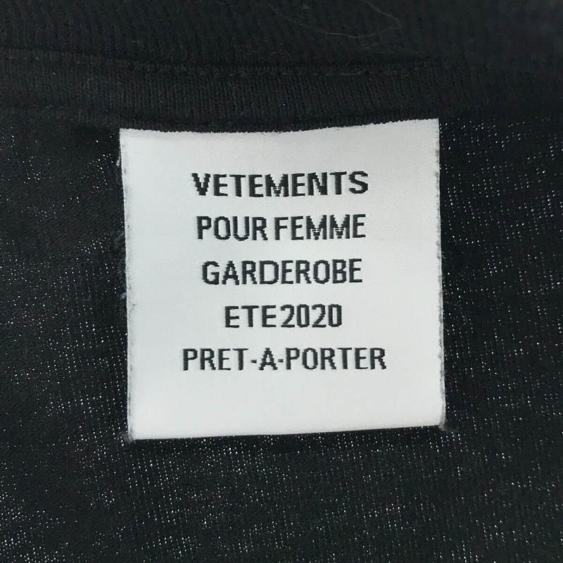 VETEMENTS / ヴェトモン Have A Nice Day Jersey Dress プリントカットソーワンピース