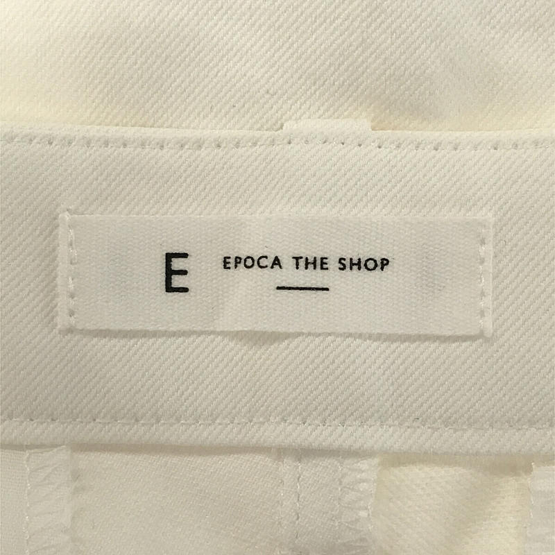 EPOCA THE SHOP / エポカ ザ ショップ コットン リネン タック テーパードスラックス 