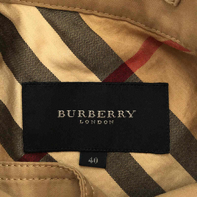 BURBERRY LONDON / バーバリーロンドン ジップアップショートトレンチコート