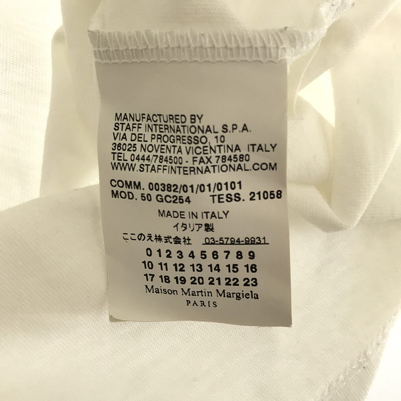 Maison Martin Margiela / メゾンマルタンマルジェラ クルーネックフェイスTシャツ