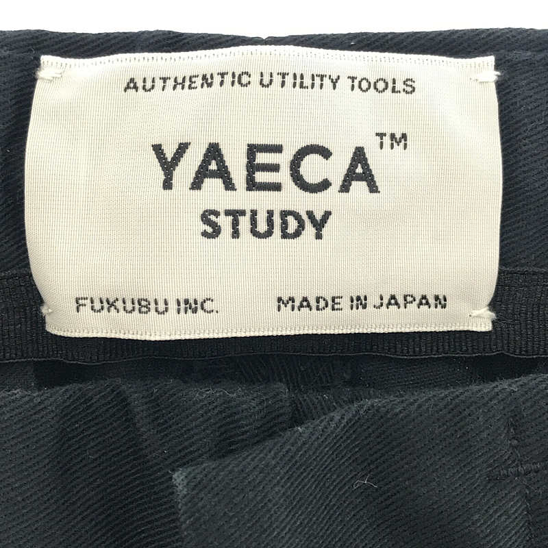 YAECA STUDY / ヤエカ スタディー RIB PANTS コットン裾ゴムチノパン