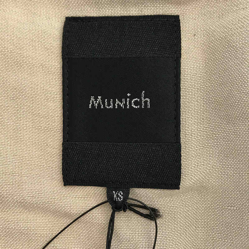 その他 リネン混ショールカラーガウンコート