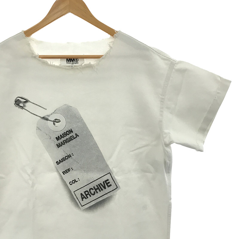 MM6 Maison Margiela / エムエムシックス メゾンマルジェラ Archive  オーバーサイズカットオフロゴTシャツ