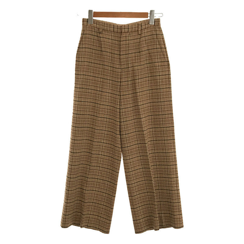 ILK SUMMER TWEED WIDE SLACKS