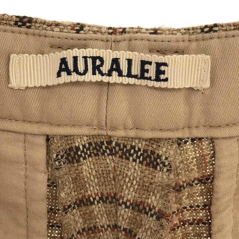 AURALEE / オーラリー ILK SUMMER TWEED WIDE SLACKS