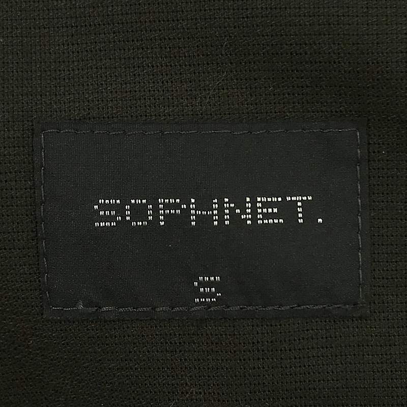SOPHNET. / ソフネット コットン ハーフコート