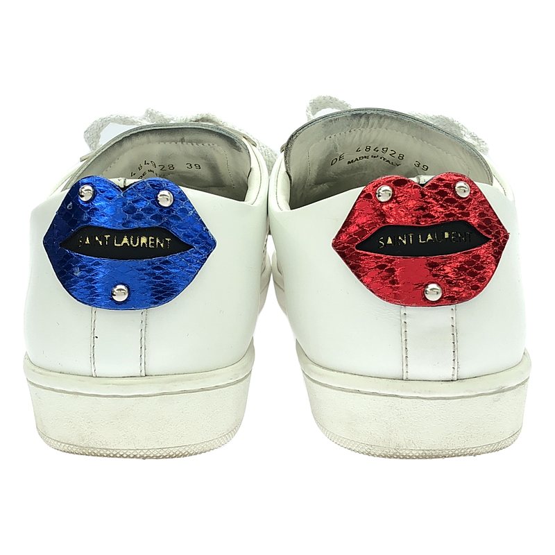 SAINT LAURENT PARIS / サンローランパリ レザー リップ ローカットスニーカー