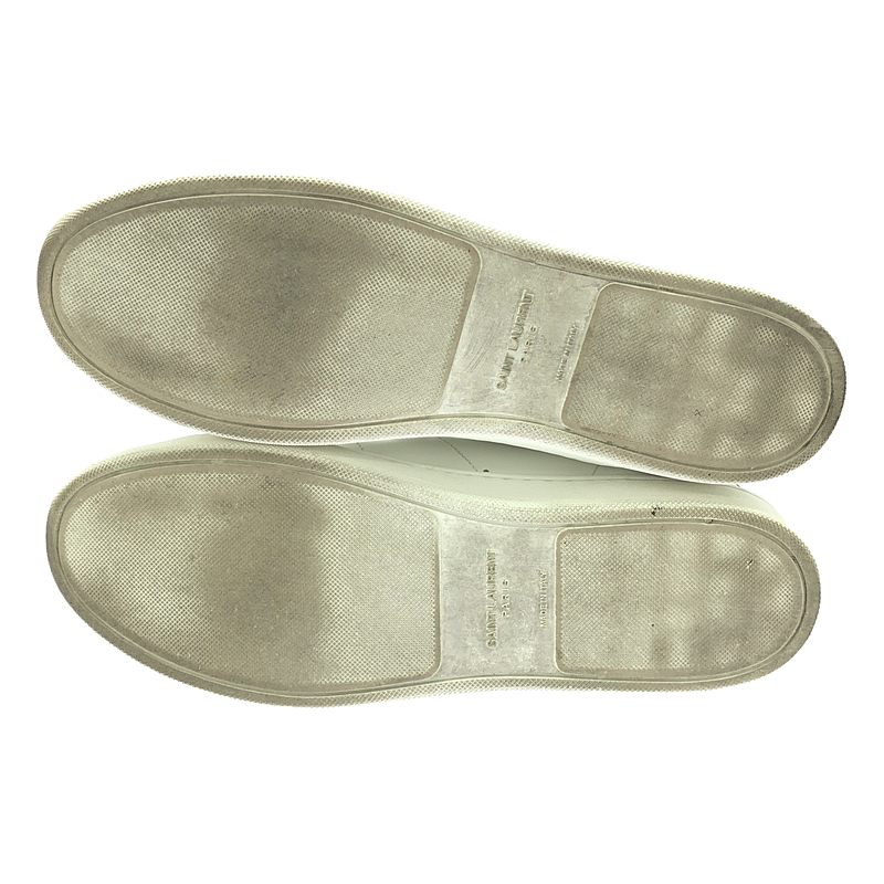 SAINT LAURENT PARIS / サンローランパリ レザー リップ ローカットスニーカー