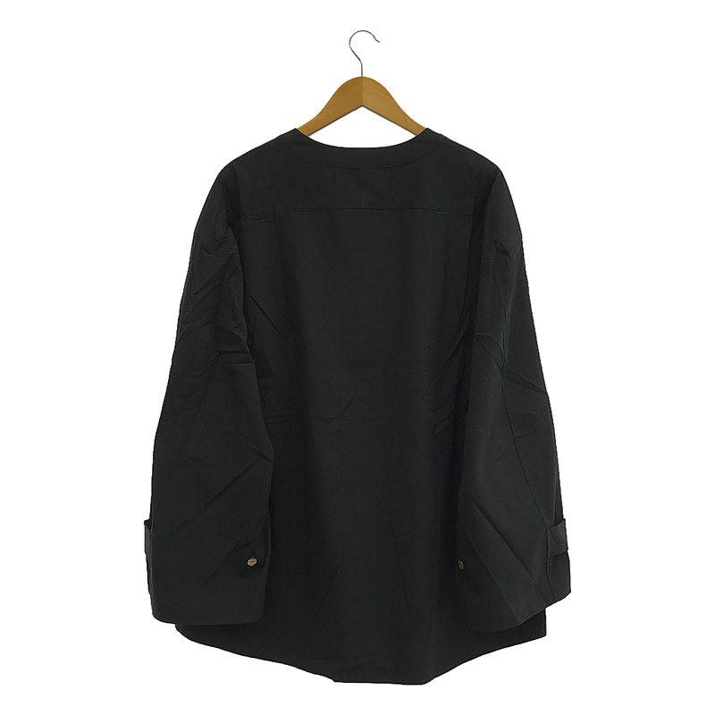 prasthana / プラスターナ flared round neck short / シャツ