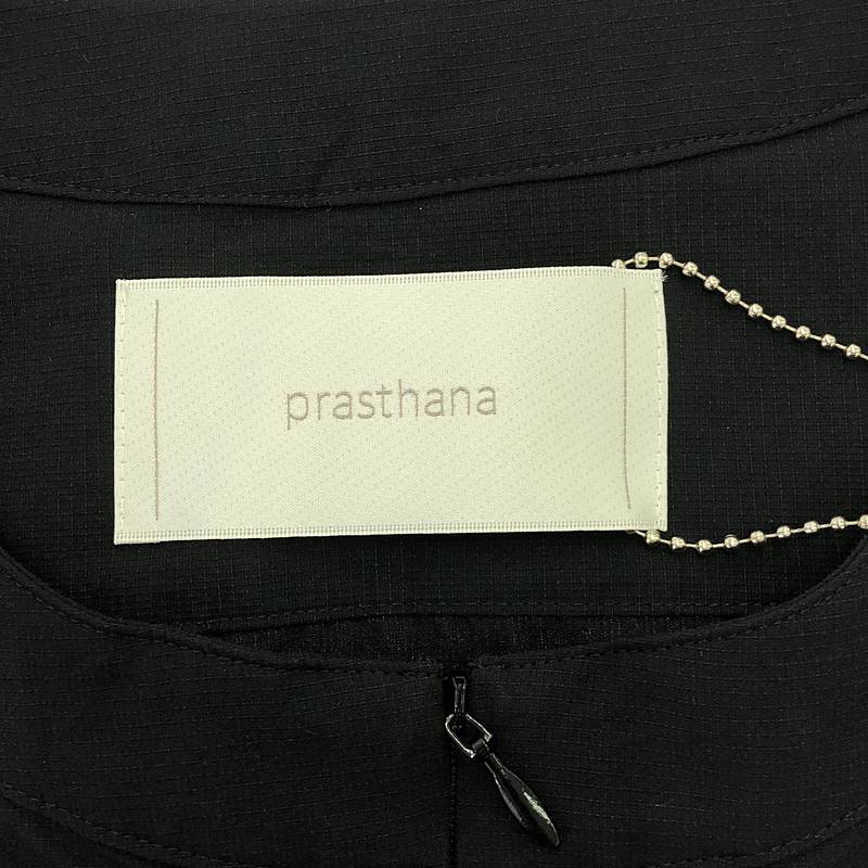 prasthana / プラスターナ flared round neck short / シャツ