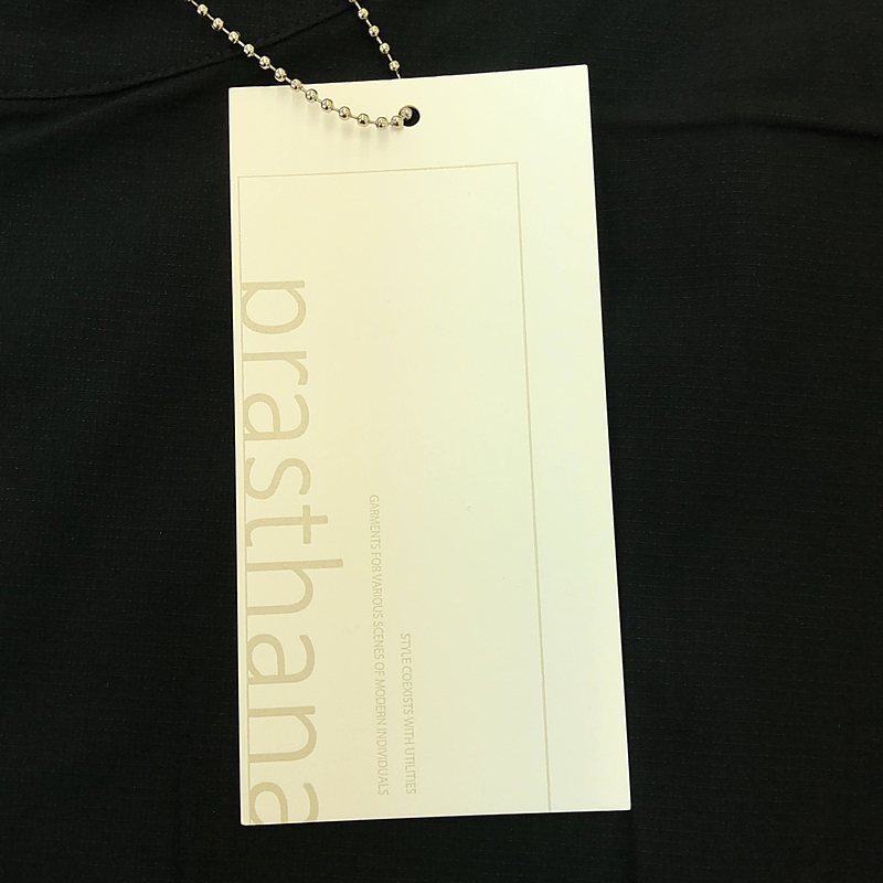 prasthana / プラスターナ flared round neck short / シャツ