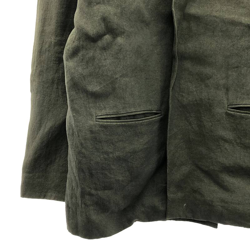 Cristaseya / クリスタセヤ COLLARLESS JACKET 和紙 ノーカラージャケット