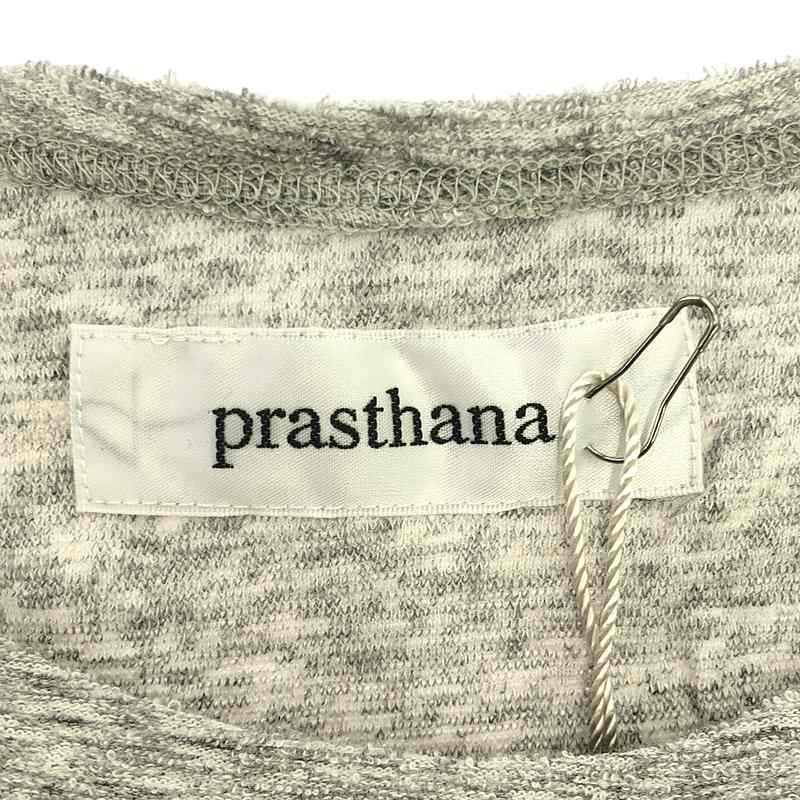 prasthana / プラスターナ crater pile P/O Tシャツ