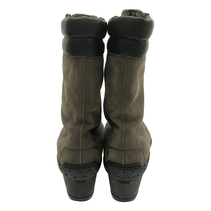 TOD'S / トッズ スエード レースアップ ロングブーツ