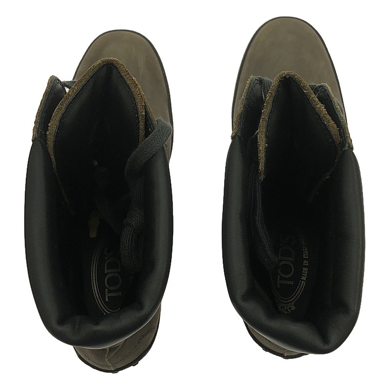 TOD'S / トッズ スエード レースアップ ロングブーツ