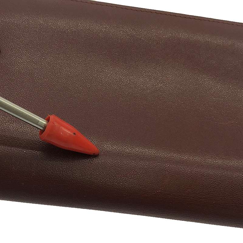 Cartier / カルティエ マストライン 三つ折り がま口 レザー ウォレット 折りたたみ 長財布