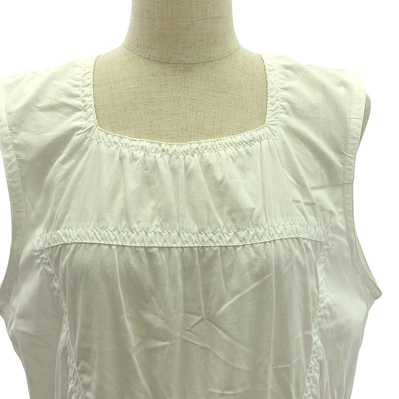 COMME des GARCONS / コムデギャルソン コットン ギャザー 切替 ワンピース