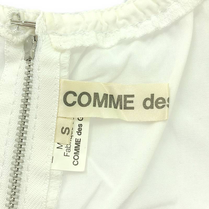 COMME des GARCONS / コムデギャルソン コットン ギャザー 切替 ワンピース