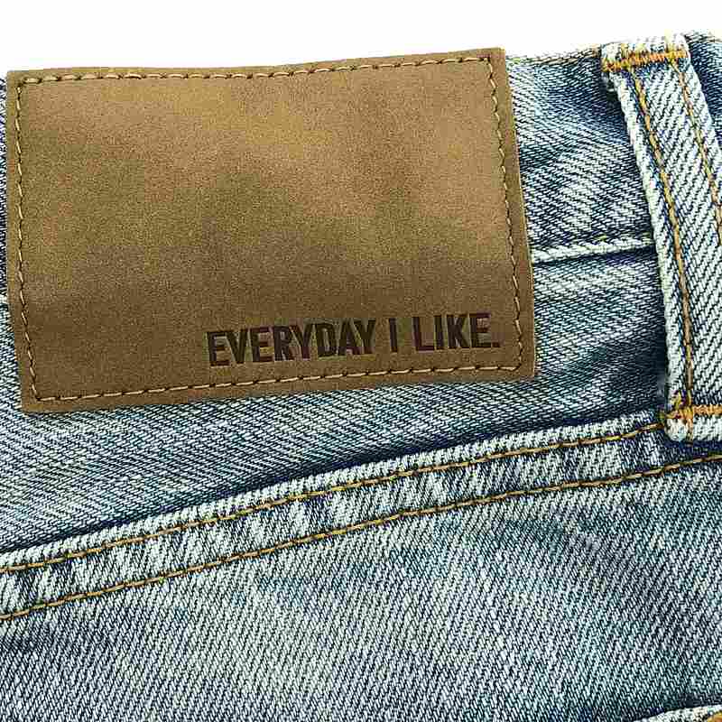 EVERYDAY I LIKE. / エヴリディアイライク タック バギー デニム パンツ