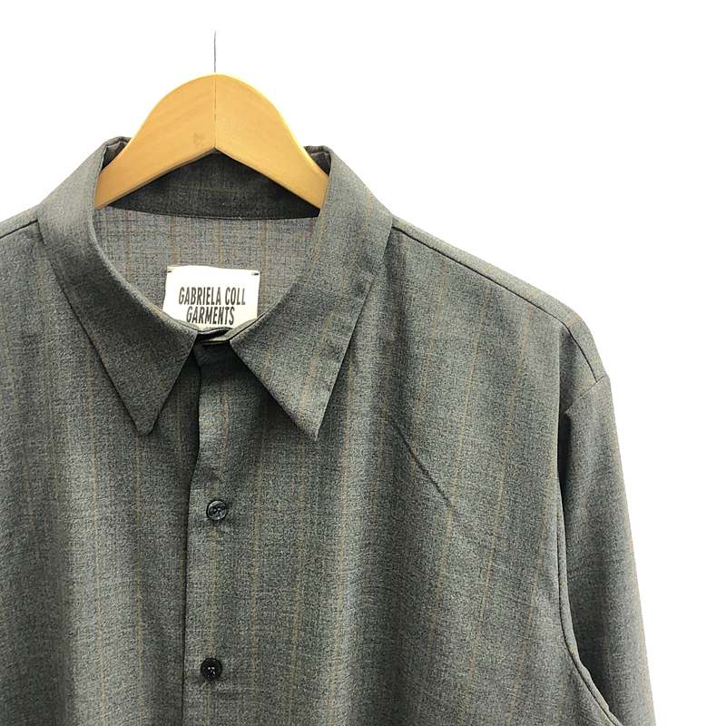 GABRIELA COLL GARMENTS / ガブリエラコールガーメンツ 別注 Loro Piana Wool Shirt ロロピアーナ ウールシャツ