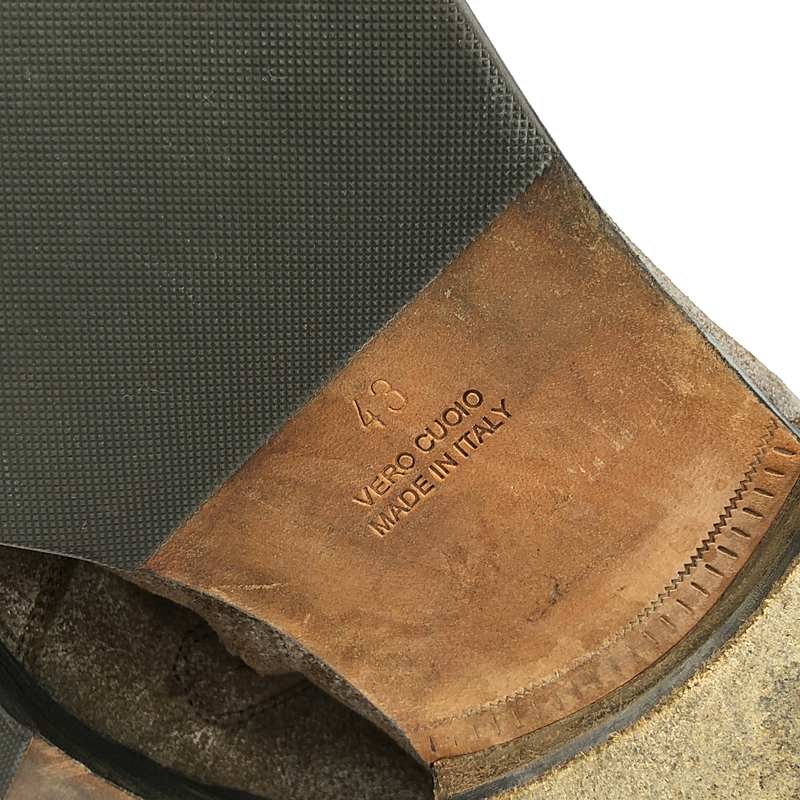 Maison Martin Margiela / メゾンマルタンマルジェラ ワックスベイクド加工 レザー サイドジップ ブーツ