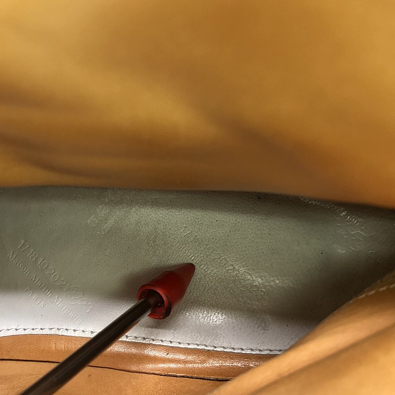 Maison Martin Margiela / メゾンマルタンマルジェラ ワックスベイクド加工 レザー サイドジップ ブーツ