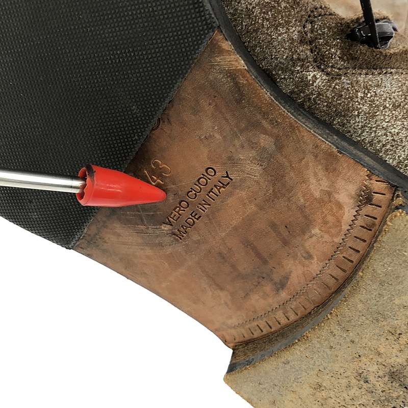 Maison Martin Margiela / メゾンマルタンマルジェラ ワックスベイクド加工 レザー サイドジップ ブーツ