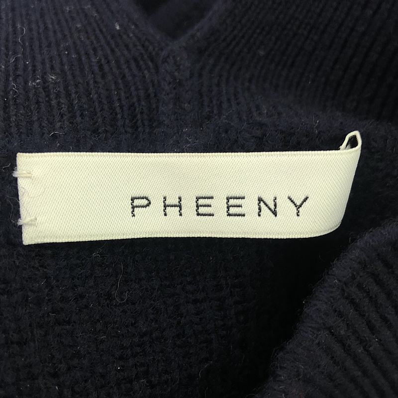 PHEENY / フィーニー Half cardigan open sleeve knit ハーフ カーディガン オープンスリーブ ニット