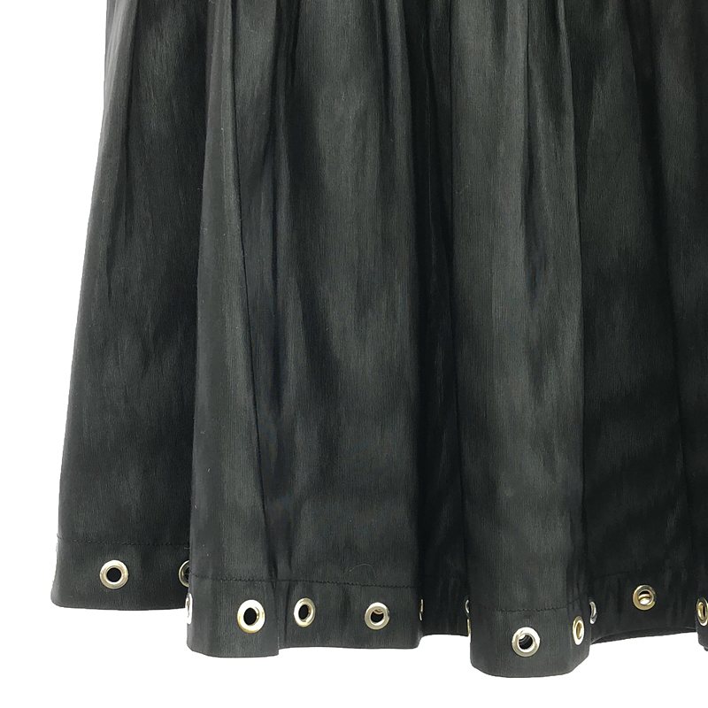 KENZO / ケンゾー プリーツ スタッズ フレアスカート