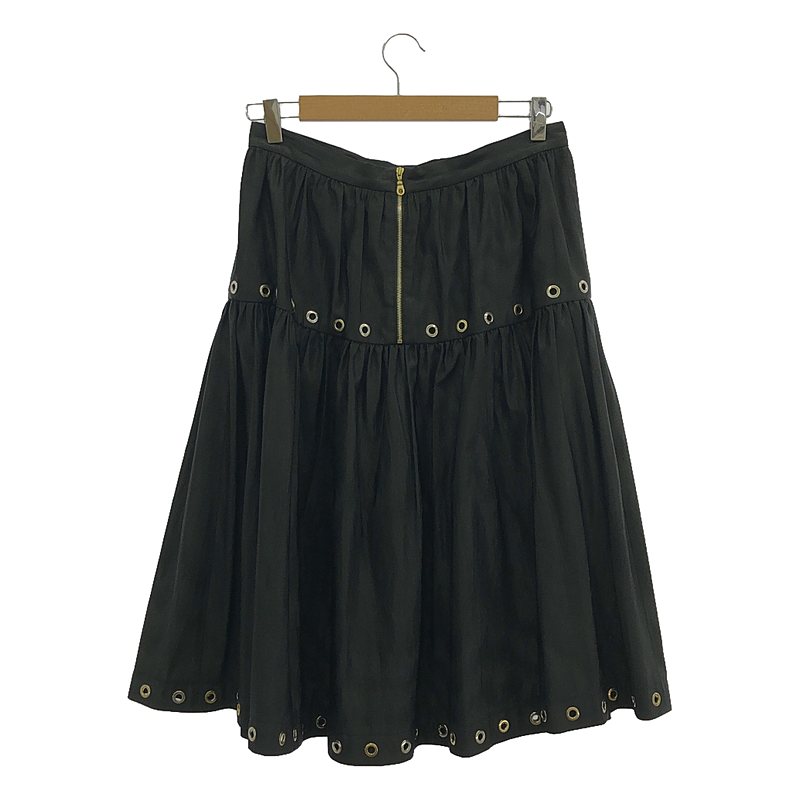 KENZO / ケンゾー プリーツ スタッズ フレアスカート