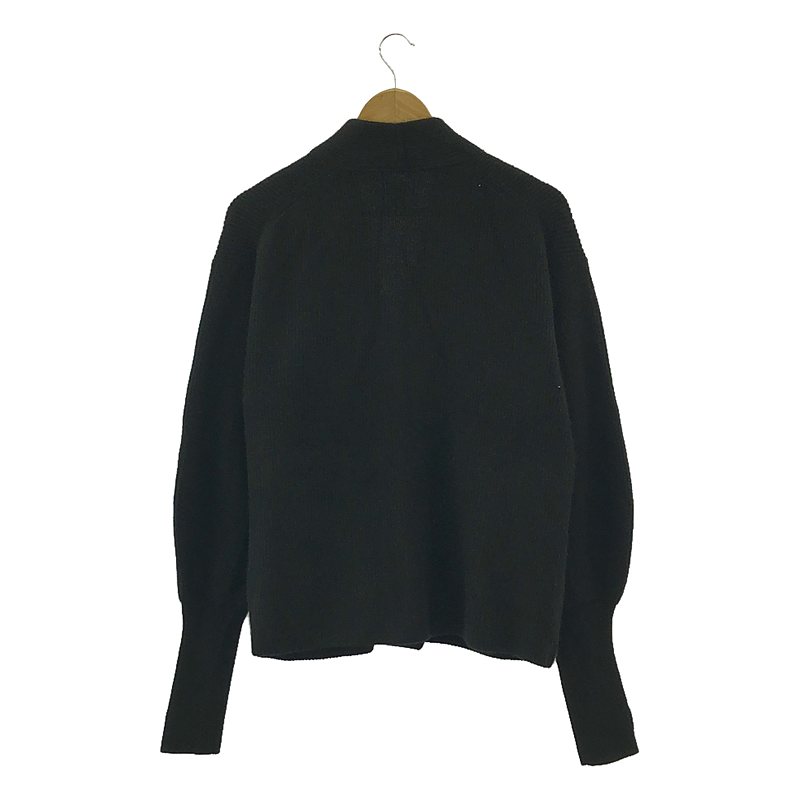 BATONER / バトナー CASHMERE FOX NO COLLAR CARDIGAN カシミヤ フォックス ノーカラー カーディガン