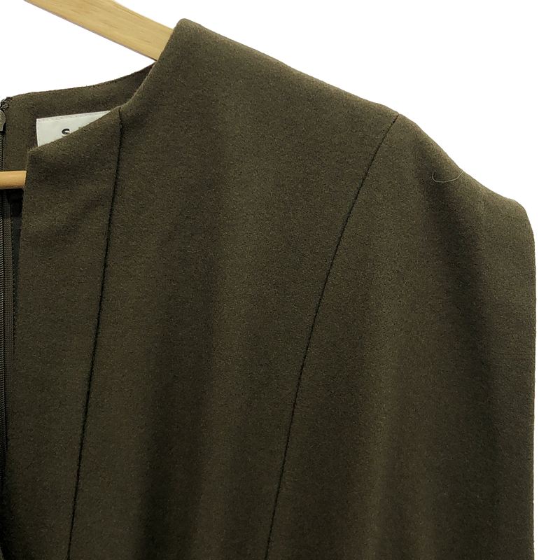 SACRA / サクラ HIGH COUNT MELTON ロングワンピース