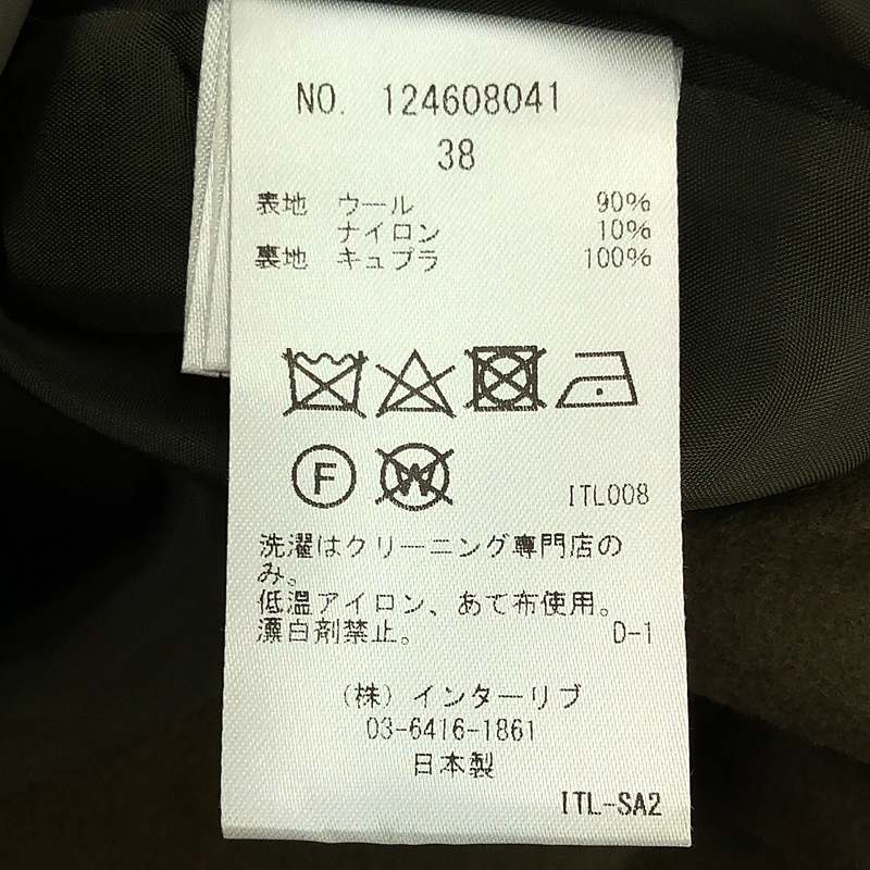 SACRA / サクラ HIGH COUNT MELTON ロングワンピース