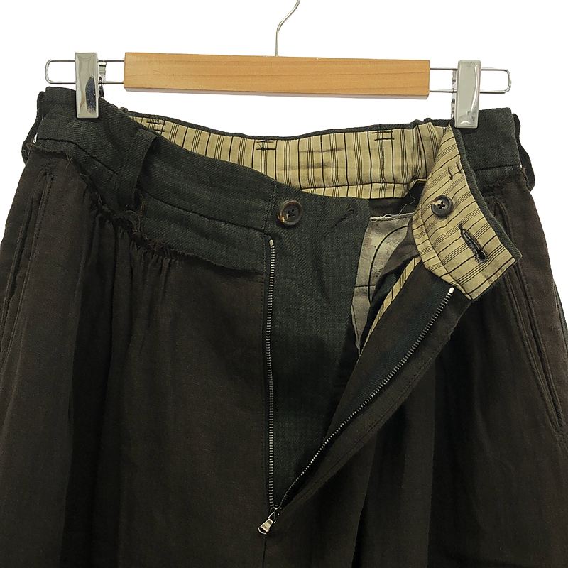 ziggy chen / ジギーチェン FRONT PLEATS WIDE TROUSERS / ワイド トラウザーズ パンツ