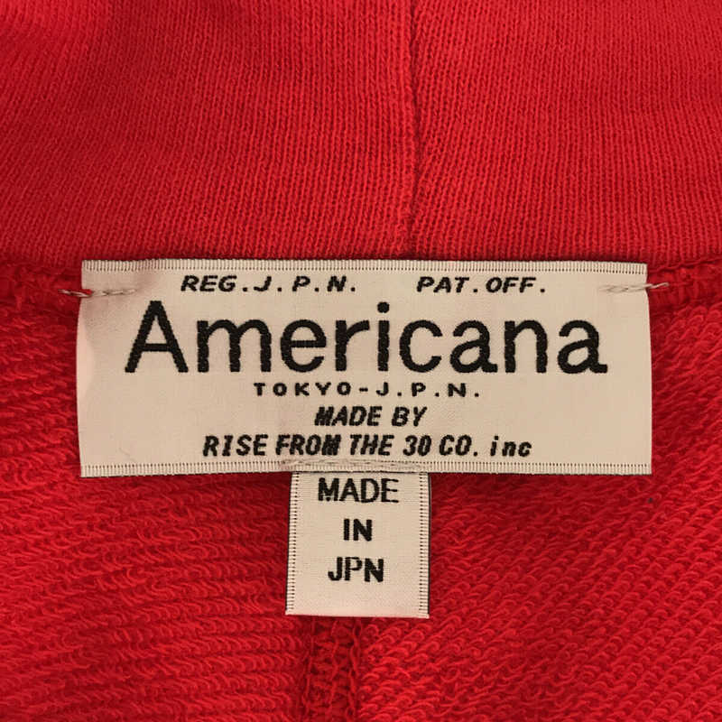 Americana / アメリカーナ × AMERICANA アメリカーナ 別注 バック ロング AMERI パーカー