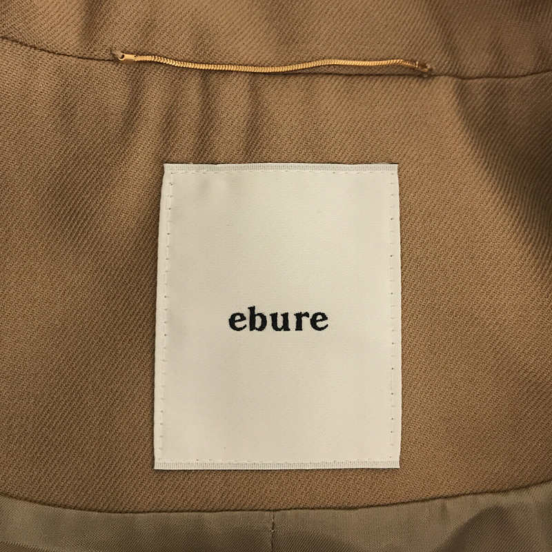 ebure / エブール ウール トレンチコート ベルト付き