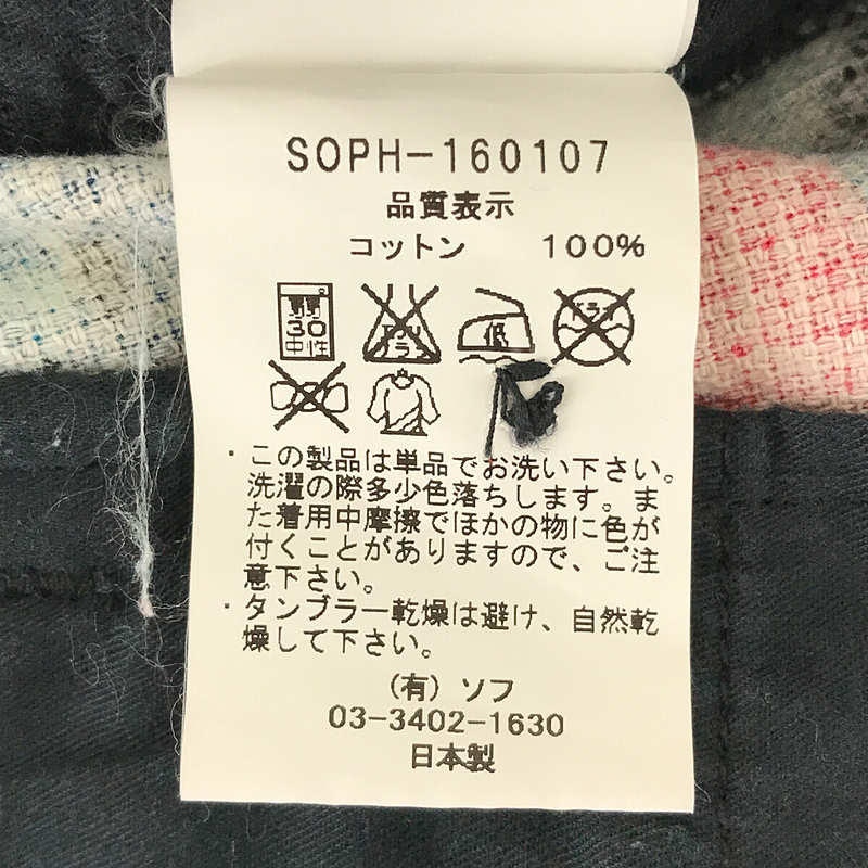 SOPHNET ソフネット パンツ サイズ:M 22SS フラワー柄 レーヨン アロハ